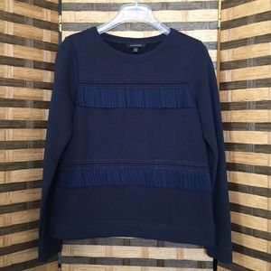 New Banana Republic Navy Crewneck Fleece Jersey